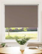 vidaXL Ролкова щора Blackout Кафе 110x130 см Ширина на плата 1057 см