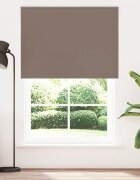 vidaXL Ролкова щора Blackout Кафе 155x230 см Ширина на плата 1516 см