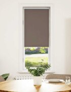 vidaXL Ролкова щора Blackout Кафе 40x150 см Ширина на плата 357 см