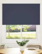 vidaXL Ролкова щора Blackout морски 120x150 см Ширина на плата 1166см