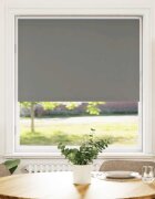 vidaXL Ролкова щора Blackout Сив 110x150 cm Ширина на плата 1057cm