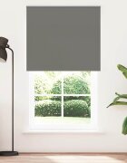 vidaXL Ролкова щора Blackout Сив 135x230 cm Ширина на плата 1316cm