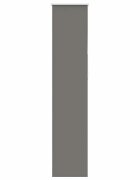 vidaXL Ролкова щора Blackout Сив 40x210 cm Ширина на плата 357 cm