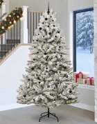 vidaXL С изкуствено коледно дърво 270 cm 300 LED светодиода Топло бяло
