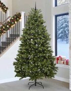 vidaXL С изкуствено коледно дърво 300 cm 300 LED светодиода Топло бяло