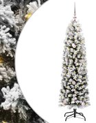 vidaXL С изкуствено коледно дърво с 150 LED светодиода Зелен 150 cm