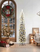 vidaXL С изкуствено коледно дърво с 300 LED светодиода Зелен 180 cm