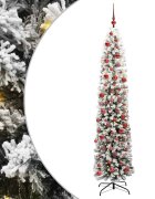 vidaXL С изкуствено коледно дърво с 300 LED светодиода Зелен 180 cm