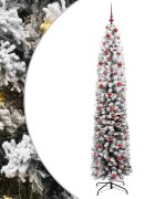 vidaXL С изкуствено коледно дърво с 300 LED светодиода Зелен 210 cm