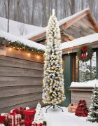 vidaXL С изкуствено коледно дърво с 300 LED светодиода Зелен 240 cm