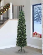vidaXL С изкуствено коледно дърво с 300 LED светодиода Зелен 240 cm