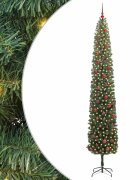 vidaXL С изкуствено коледно дърво с 300 LED светодиода Зелен 270 cm