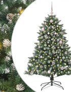 vidaXL С изкуствено коледно дърво Зелен 150 cm