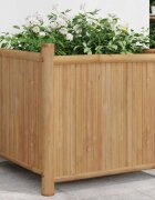 vidaXL Саксия 50x50x50 см бамбук