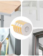 vidaXL Самоотлепваща се пяна лента 4 бр. Бяло 40mm x 5m CR пяна