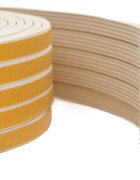 vidaXL Самозалепваща се уплътнителна лента за прозорци Бяло EPDM пяна