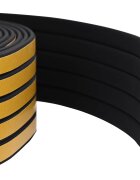vidaXL Самозалепваща се уплътнителна лента за прозорци Черно EPDM пяна