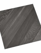 vidaXL Самозалепващи дъски за настилка Сиви ивици 305 x 305 см