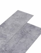 vidaXL Самозалепващи PVC дъски за под Сиво цимент 305 x 61 см 28 бр.