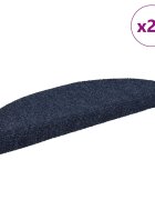 vidaXL Самозалепващи се постелки за стълби 20 бр. 65x21x4 см сини полукръгли големи