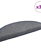vidaXL Самозалепващи стъпаловидни постелки 30 бр. 56 x 17 x 3 cm