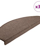 vidaXL Самозалепващи стъпаловидни постелки 30 бр. 65 x 24 x 4 cm