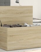 vidaXL Сандък за съхранение сонома дъб 84x42x46 см инженерно дърво