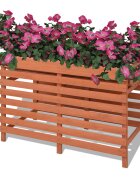 vidaXL Сандък за цветя 100x50x71 см дървен