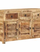 vidaXL Сайдборд 110x30x65 см мангово дърво масив
