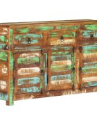 vidaXL Сайдборд 110x30x65 см регенерирано дърво масив