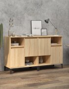 vidaXL Сайдборд 2бр дъб сонома 60x35x70 см инженерно дърво