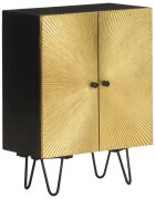 vidaXL Сайдборд 55x30x75 см мангово дърво масив