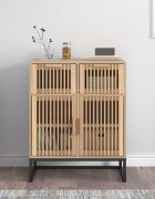 vidaXL Сайдборд 60x30x75 см инженерно дърво