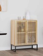vidaXL Сайдборд 60x30x75 см инженерно дърво