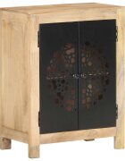 vidaXL Сайдборд 60x35x75 см мангово дърво масив