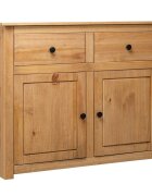 vidaXL Сайдборд 93x40x80 см бор масив стил Панама