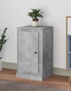vidaXL Сайдборд бетонно сив 375x355x675 см инженерно дърво