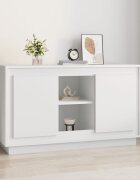 vidaXL Сайдборд бял 102x35x60 см инженерно дърво