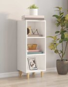 vidaXL Сайдборд бял 345x325x90 см инженерно дърво