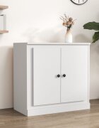 vidaXL Сайдборд бял 70x355x675 см инженерно дърво