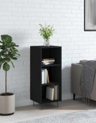 vidaXL Сайдборд черен 345x325x90 см инженерно дърво