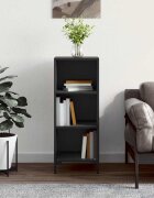vidaXL Сайдборд черен 345x325x90 см инженерно дърво