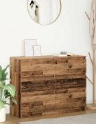 vidaXL Сайдборд cтаро дърво 100x35x76 см инженерно дърво