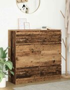 vidaXL Сайдборд cтаро дърво 100x35x99 см инженерно дърво