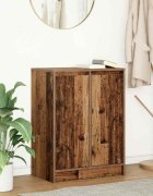 vidaXL Сайдборд cтаро дърво 57x34x76 см инженерно дърво