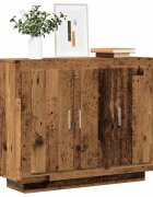 vidaXL Сайдборд cтаро дърво 92x35x75 см инженерно дърво
