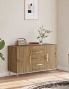 vidaXL Сайдборд дъб артизан 100x36x60 см инженерно дърво