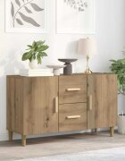 vidaXL Сайдборд дъб артизан 100x36x60 см инженерно дърво