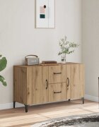 vidaXL Сайдборд дъб артизан 100x36x60 см инженерно дърво