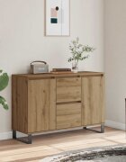 vidaXL Сайдборд дъб артизан 1015x35x70 см инженерно дърво